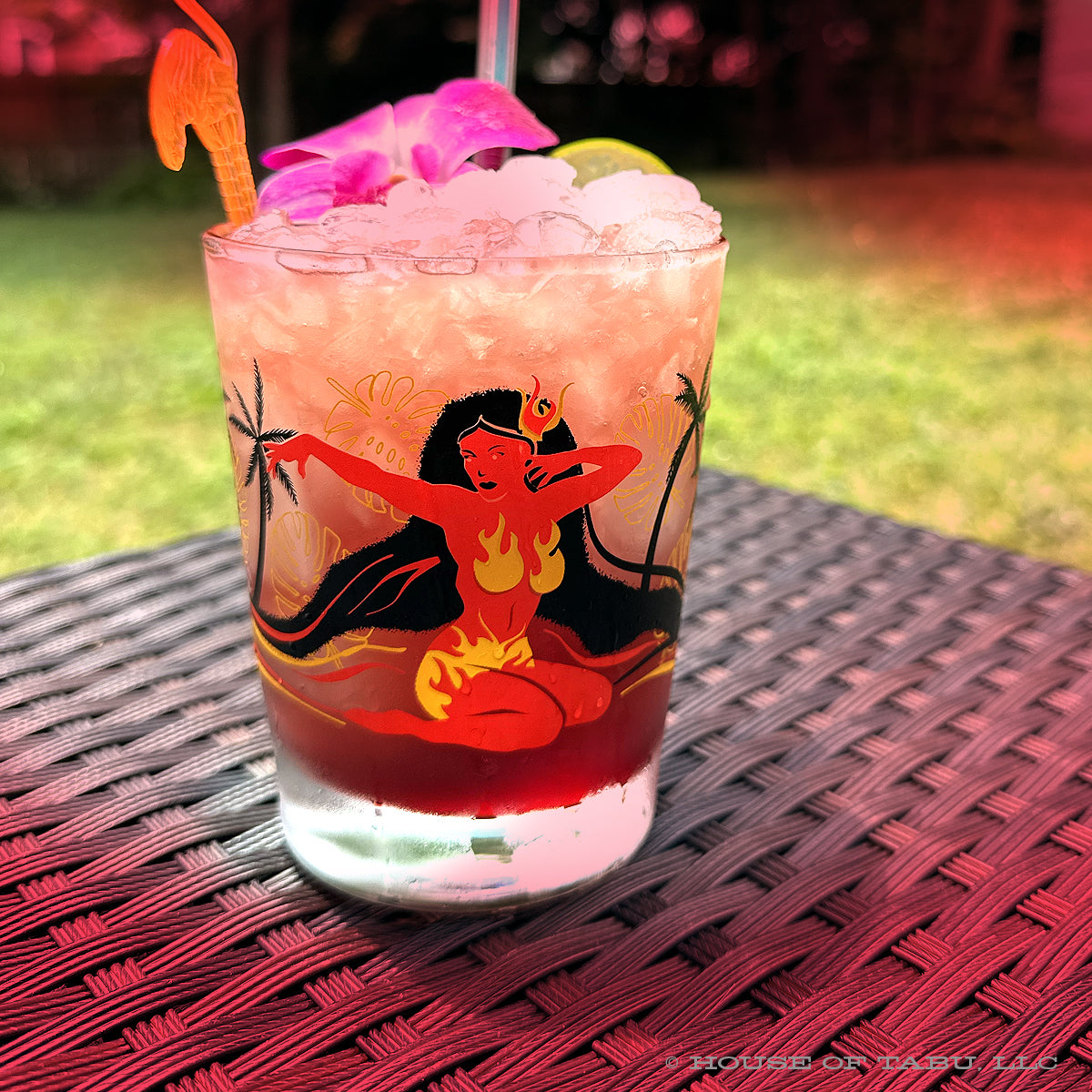 Pele's Pyre Mai Tai Glass