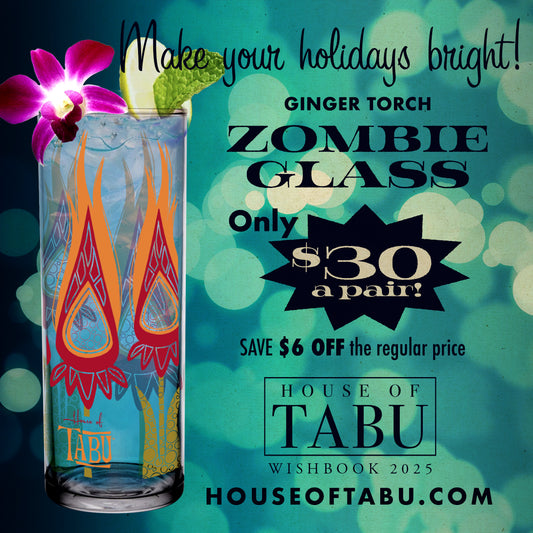 Ginger Torch Zombie Glass Set