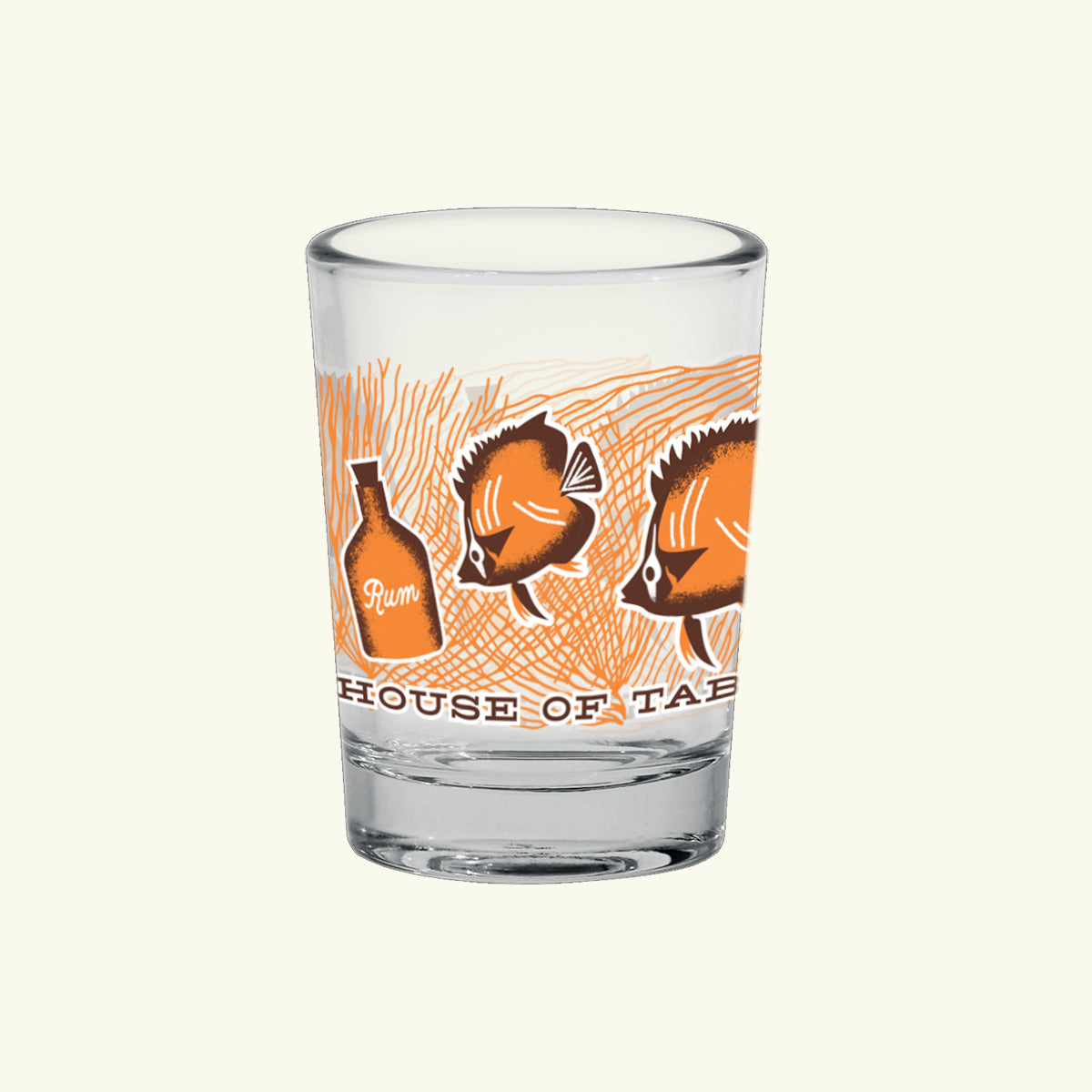 Fishin' For Rum Sipping Glass