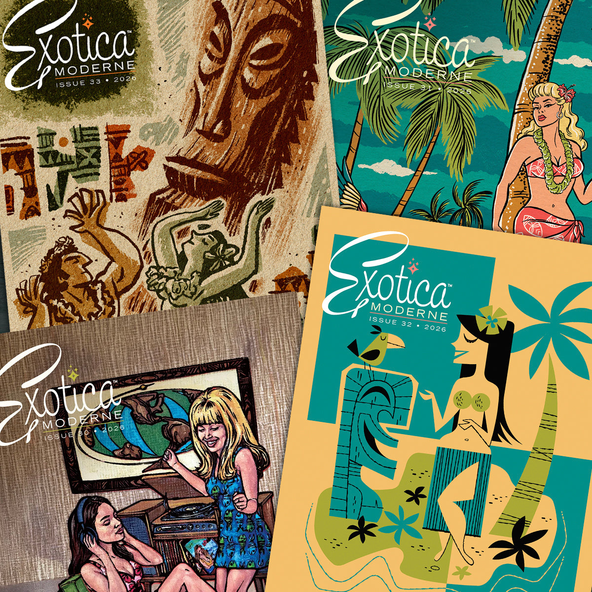 Exotica Moderne 4 Issue Bundle