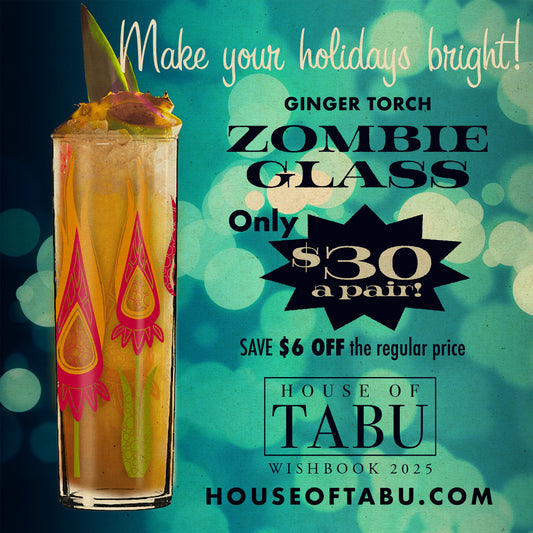 Ginger Torch Zombie Glass Set