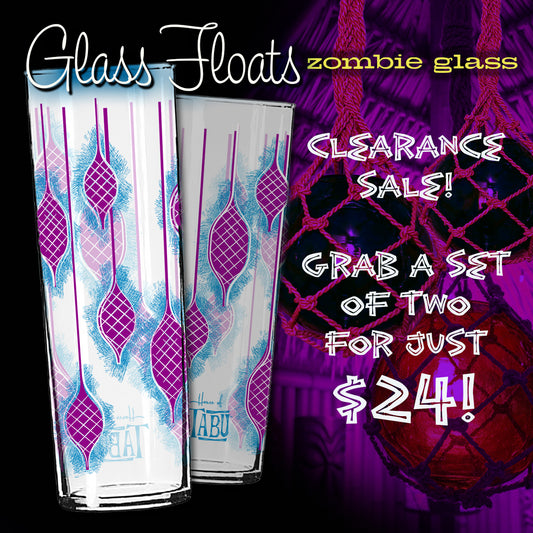 Glass Floats Zombie Glass Set