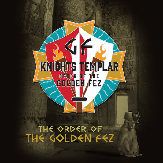 Order of the Golden Fez Knights Templar Pin