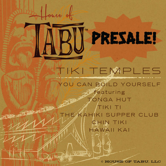 Tiki Temples Papercraft Set PRE-SALE