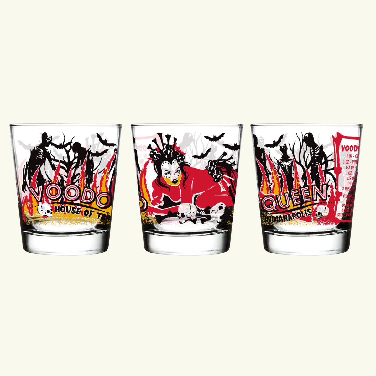 The VooDoo Queen Mai Tai Glass